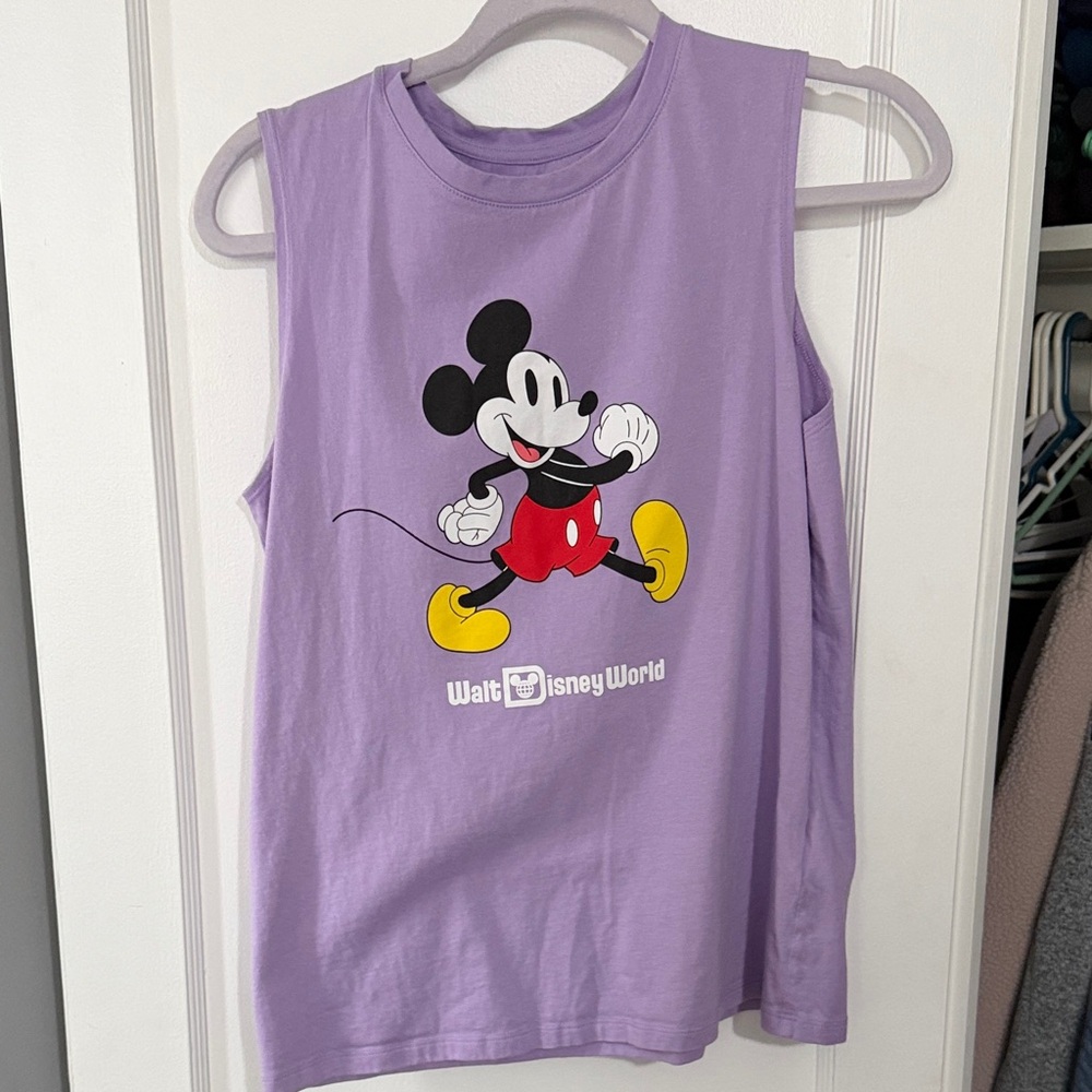 Disney Purple Mickey Mouse Tank Top